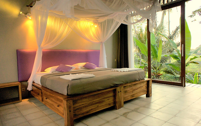 Deluxe room with open air bathroom